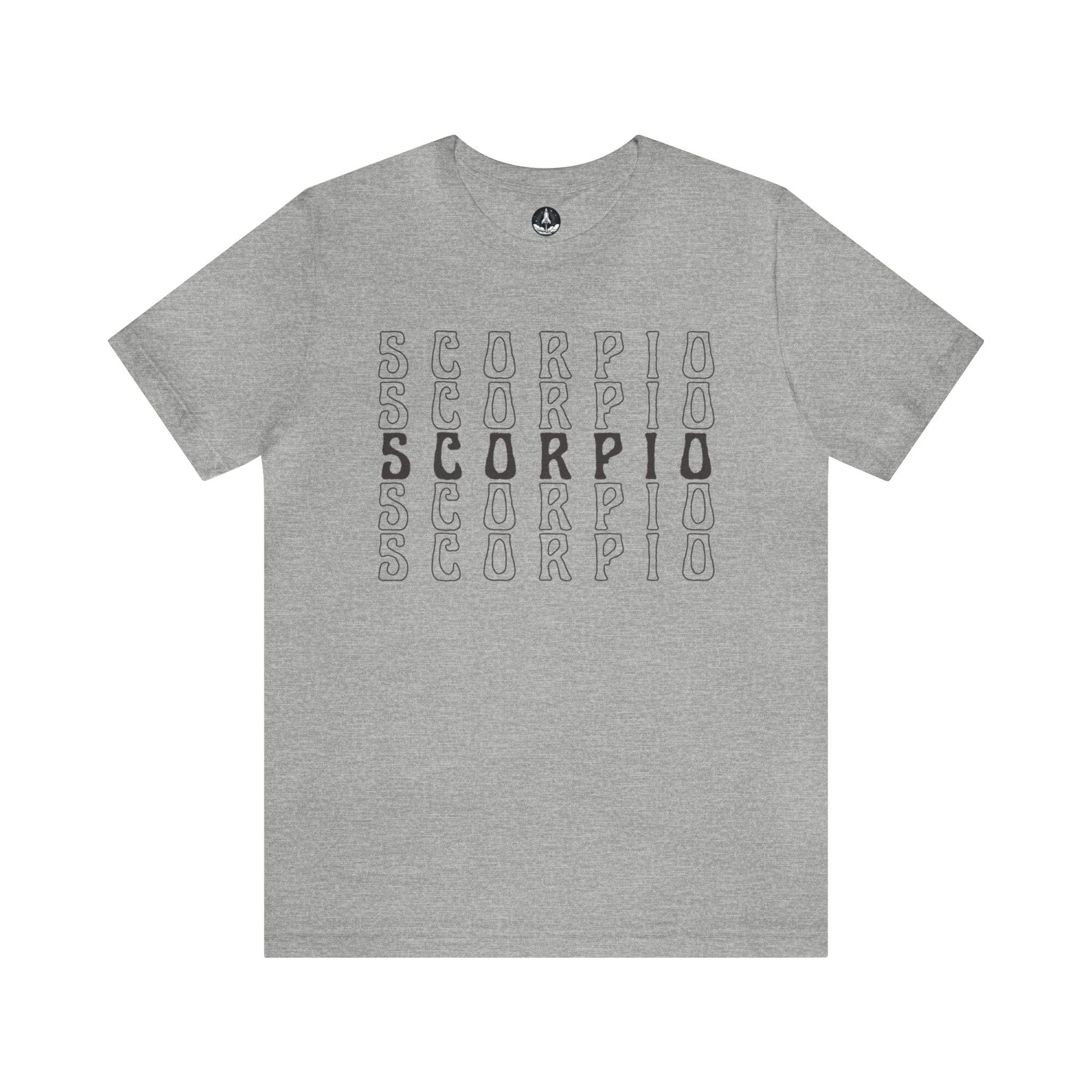 T-Shirt Athletic Heather / S Scorpio Zodiac Essence T-Shirt: Minimalism for the Enigmatic