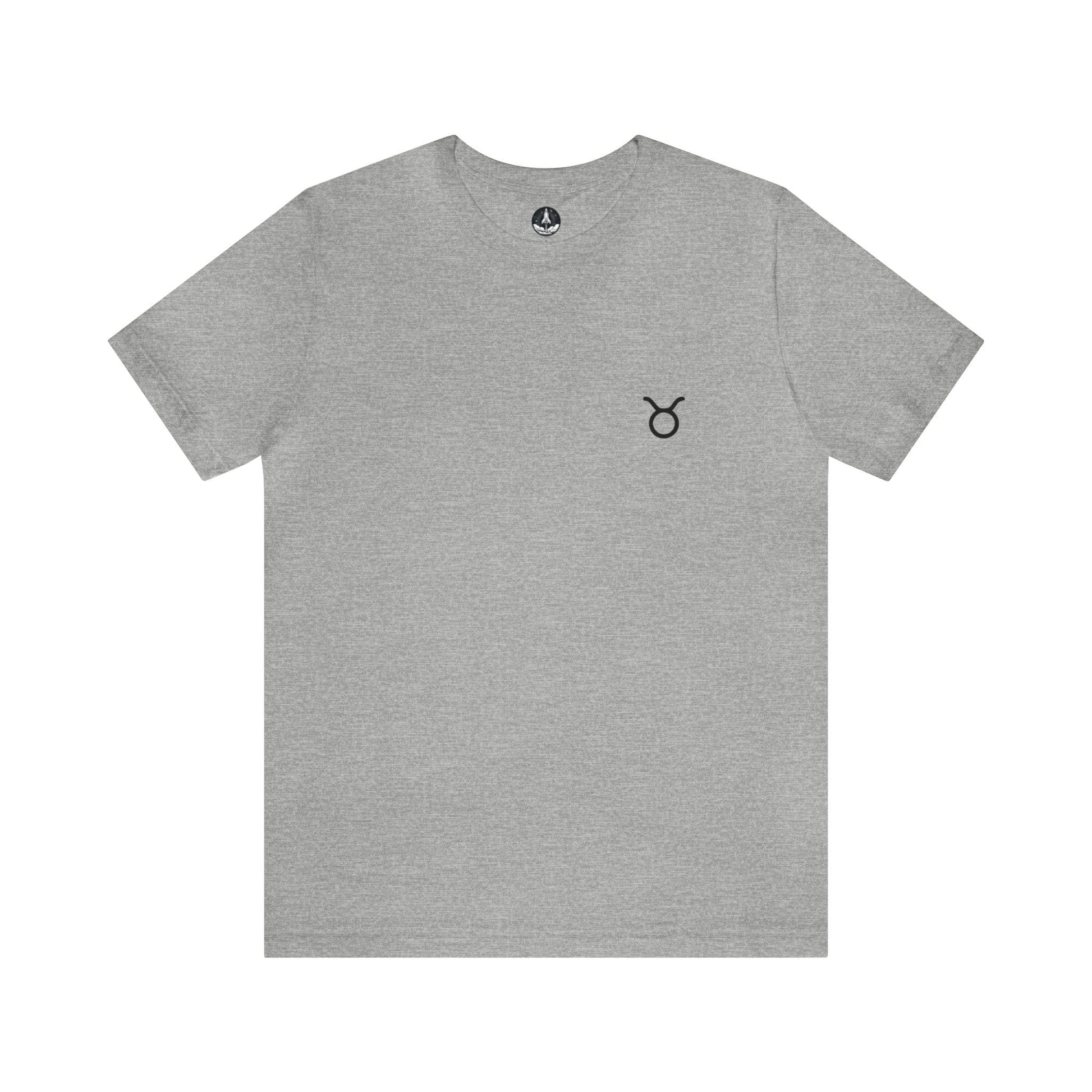 T-Shirt Athletic Heather / S Taurus Zodiac Essence T-Shirt: Sophistication Meets Comfort for the Grounded Soul