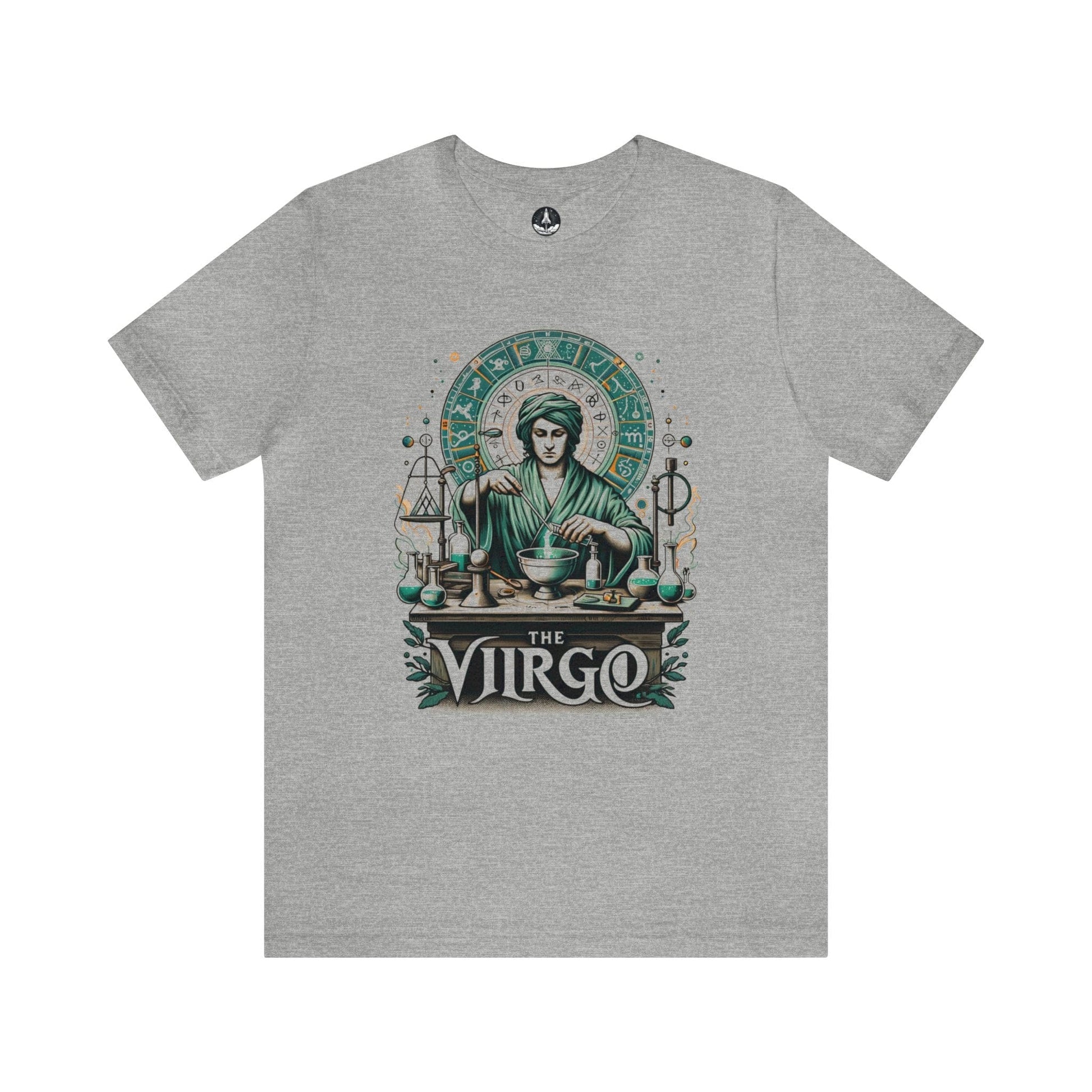 T-Shirt Athletic Heather / S The Virgo Oracle: Guidance of the Maiden Tarot T-Shirt