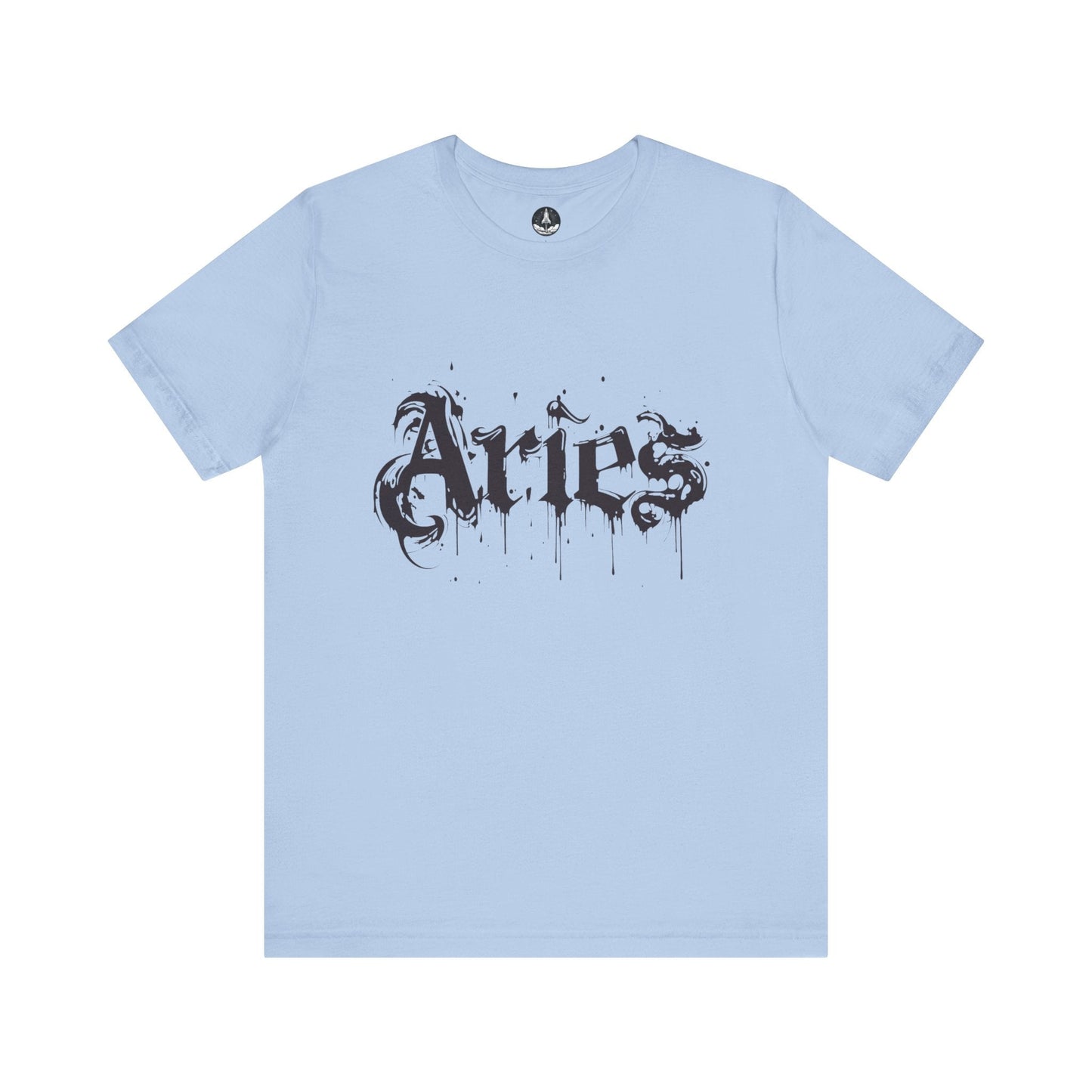 T-Shirt Baby Blue / S Astro Splash Aries TShirt - Zodiac Meets Street Art