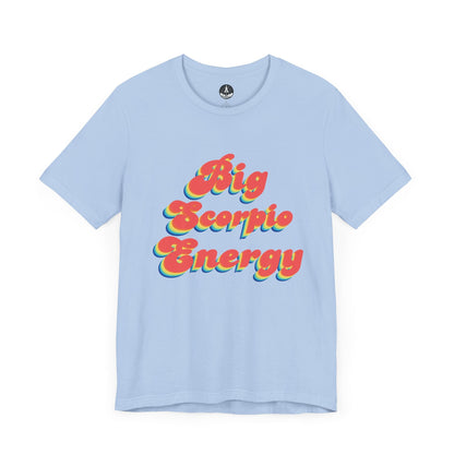T-Shirt Baby Blue / S Big Scorpio Energy T-Shirt