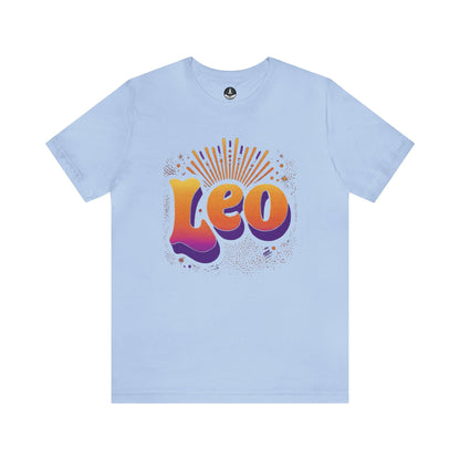 T-Shirt Baby Blue / S Groovy 70s Leo T-Shirt