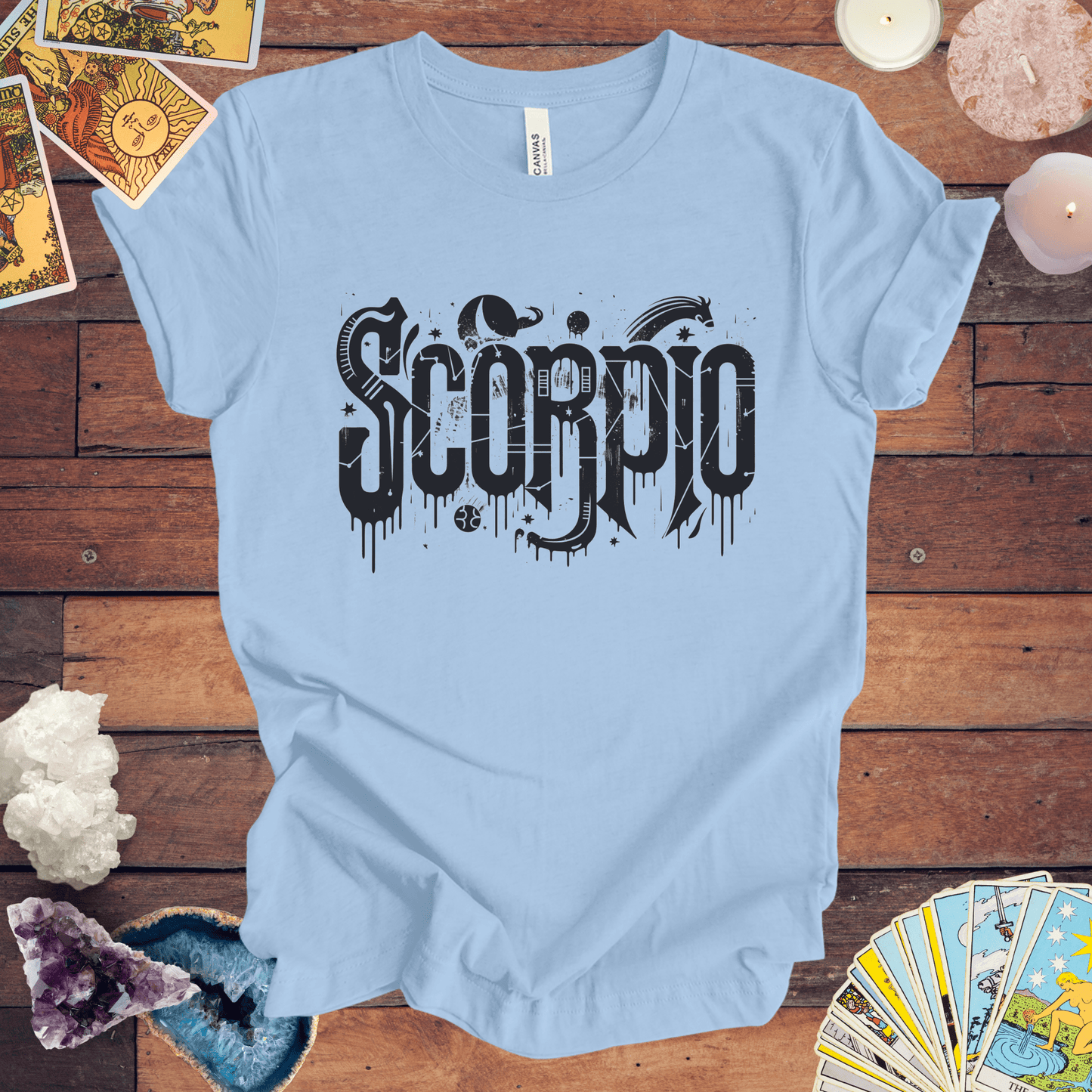 T-Shirt Baby Blue / S Shadow Strike Scorpio TShirt: Enigmatic Power