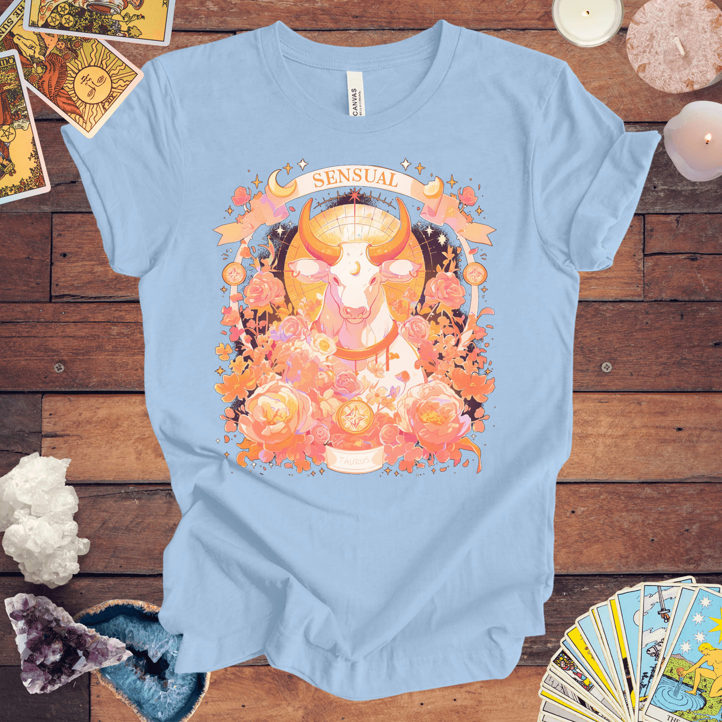 T-Shirt Baby Blue / S Taurus Sensuality: Venus Astrology Edition T-Shirt