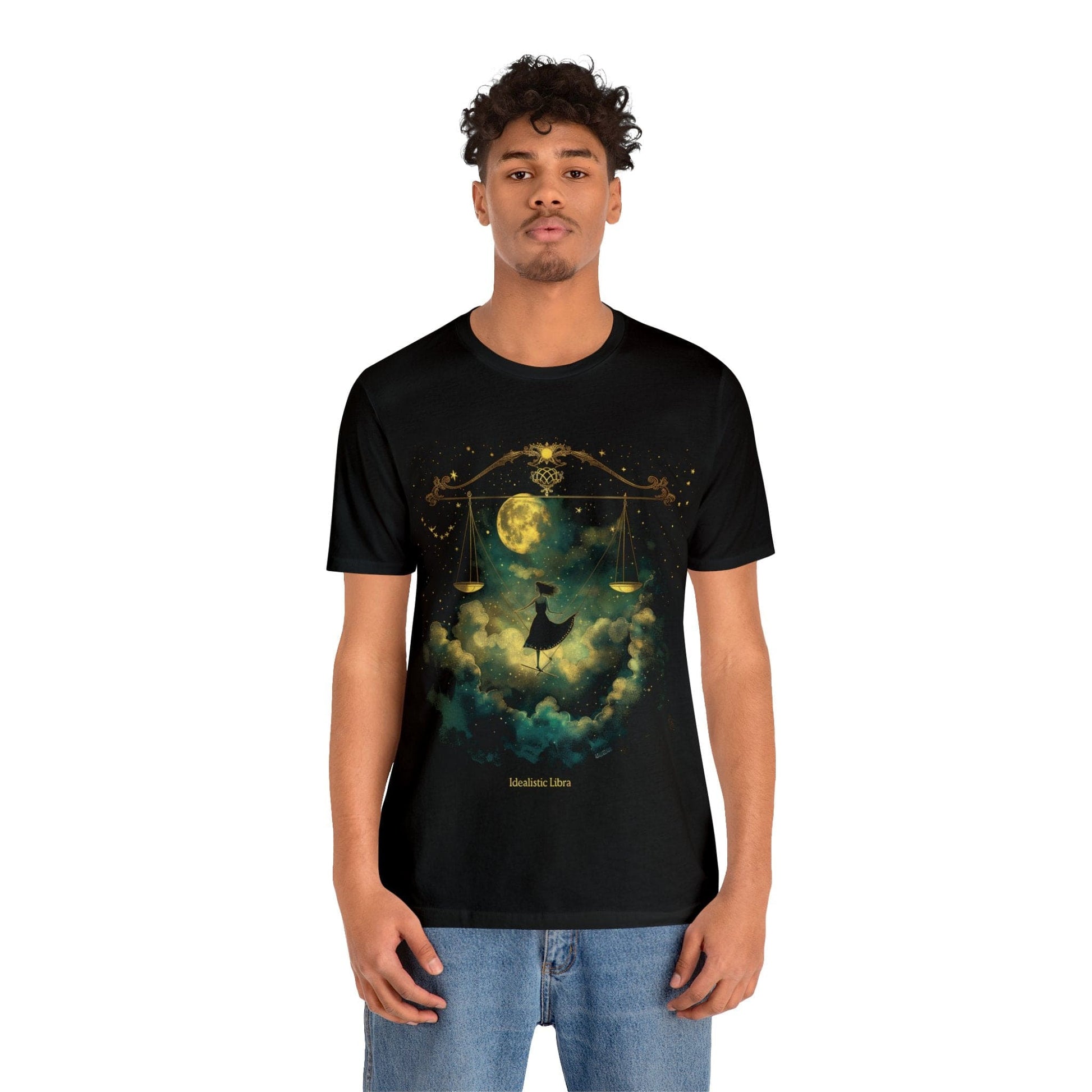 T-Shirt "Balance and Beauty" Libra Idealistic Tee: Harmonize in Style