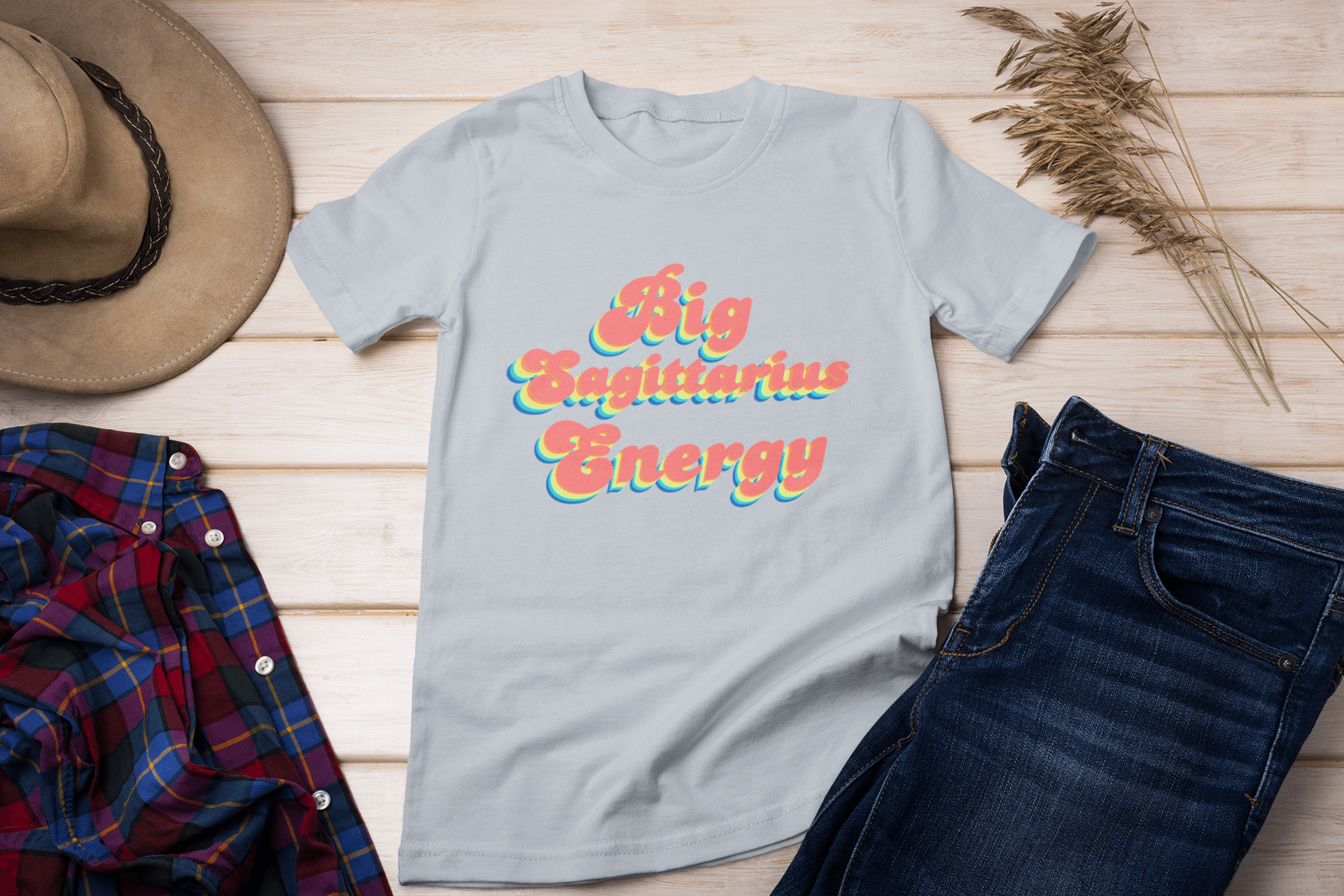 T-Shirt Big Sagittarius Energy TShirt