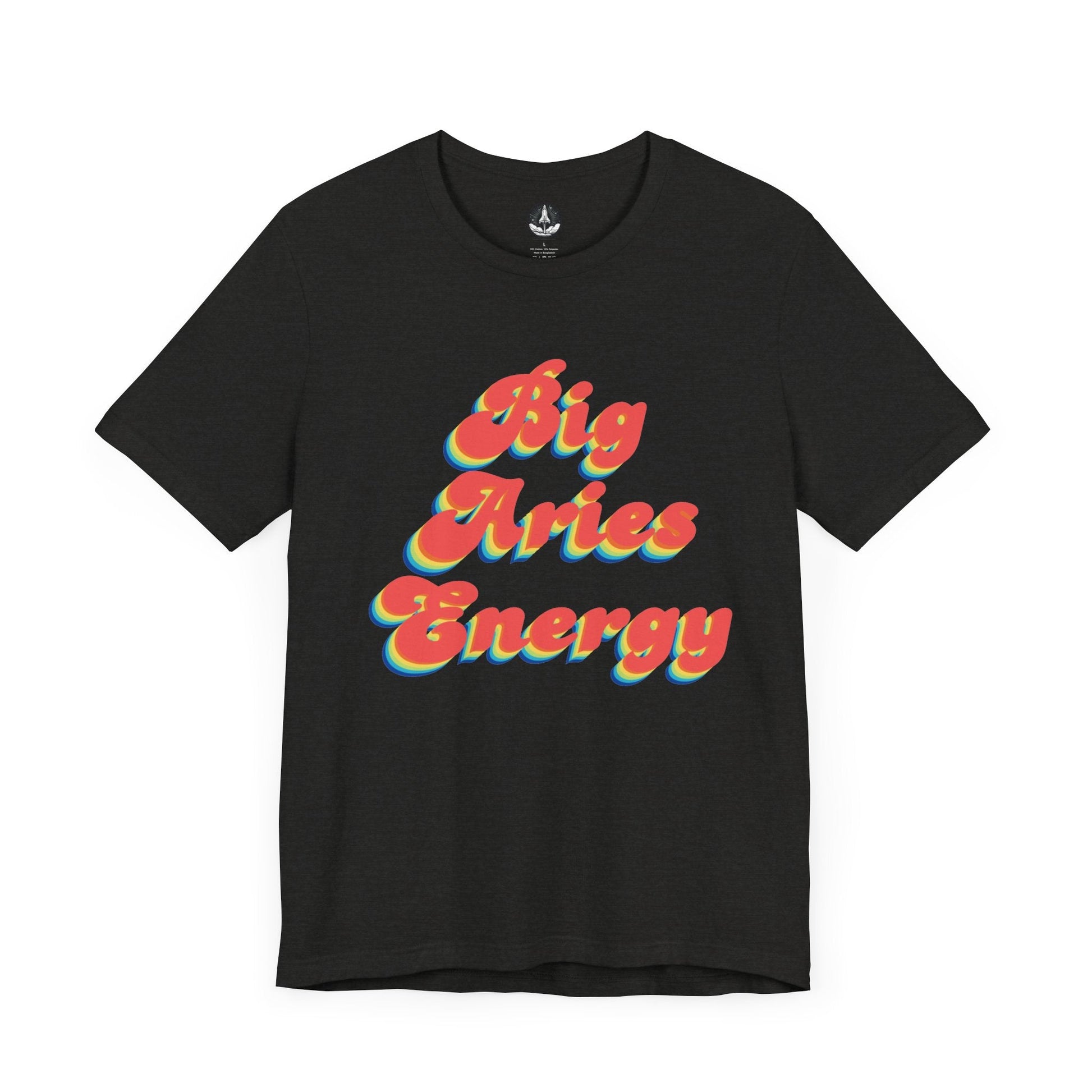 T-Shirt Black Heather / S Big Aries Energy T-Shirt