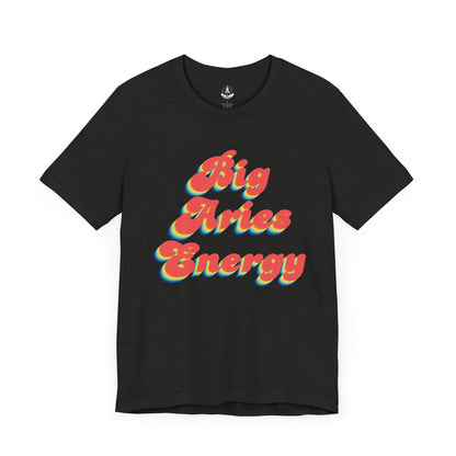 T-Shirt Black Heather / S Big Aries Energy T-Shirt