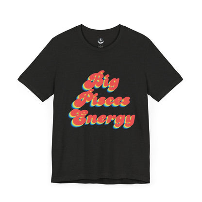 T-Shirt Black Heather / S Big Pisces Energy T-Shirt