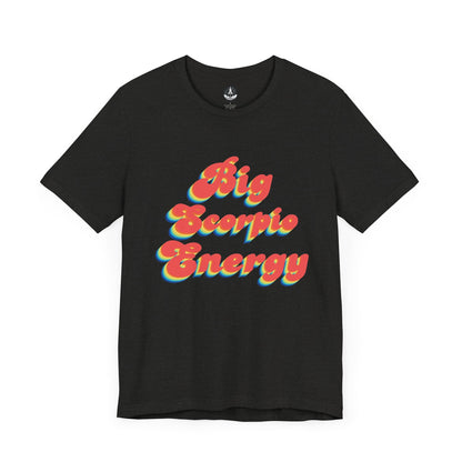T-Shirt Black Heather / S Big Scorpio Energy T-Shirt