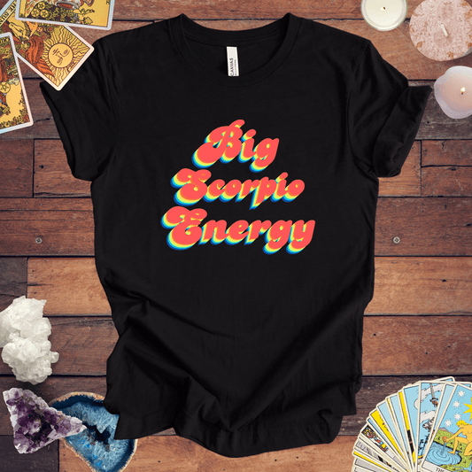 T-Shirt Black Heather / S Big Scorpio Energy T-Shirt