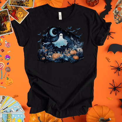 T-Shirt Black Heather / S Haunting Dreams - Pisces Zodiac T-Shirt - Halloween Limited Edition