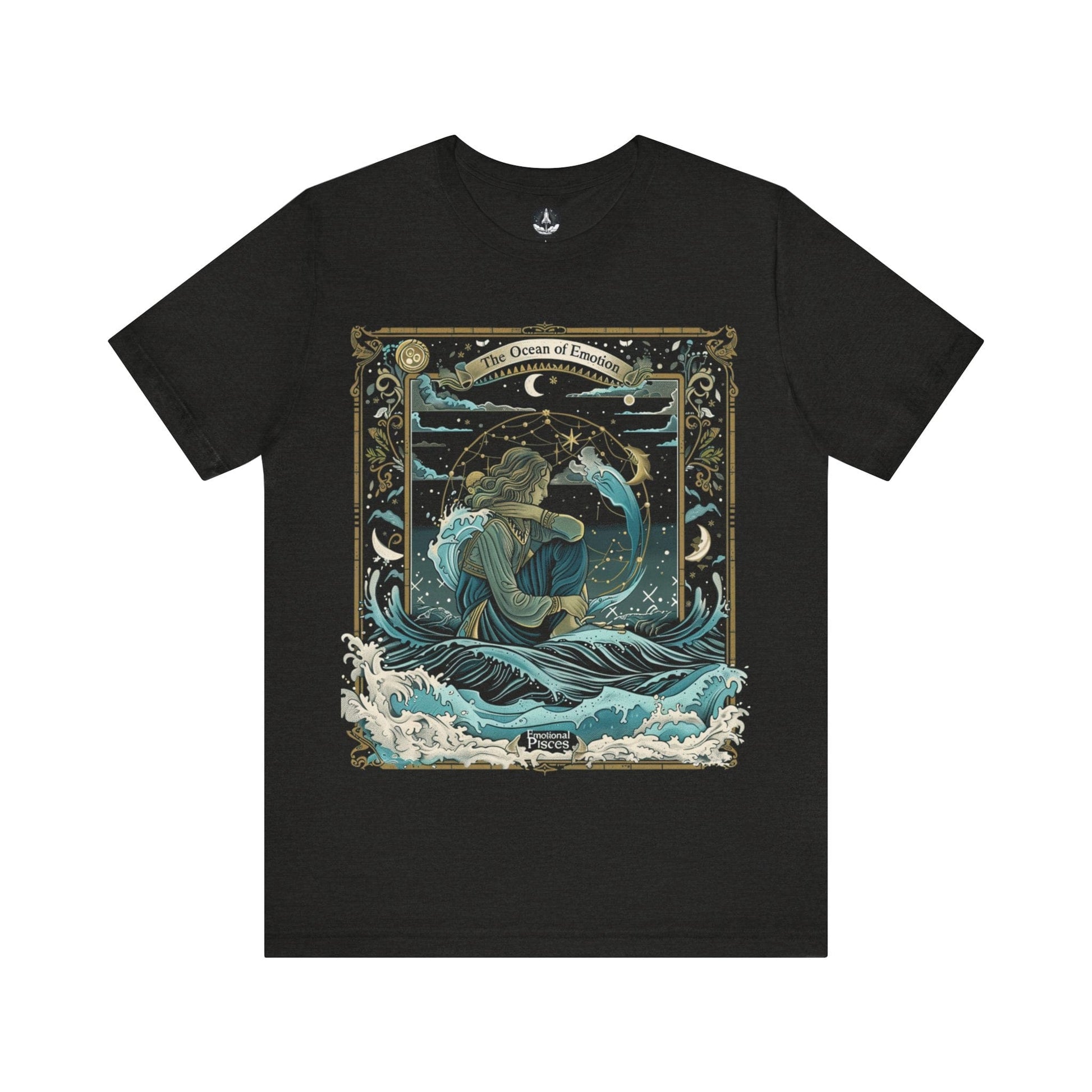 T-Shirt Black Heather / S Ocean Emotion Pisces T-Shirt