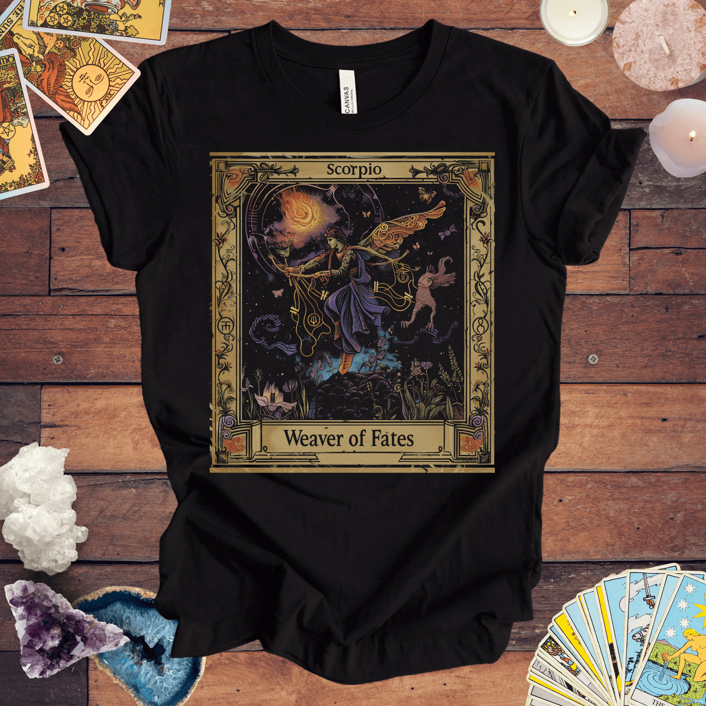 T-Shirt Black Heather / S Scorpio The Weaver of Fates T-Shirt