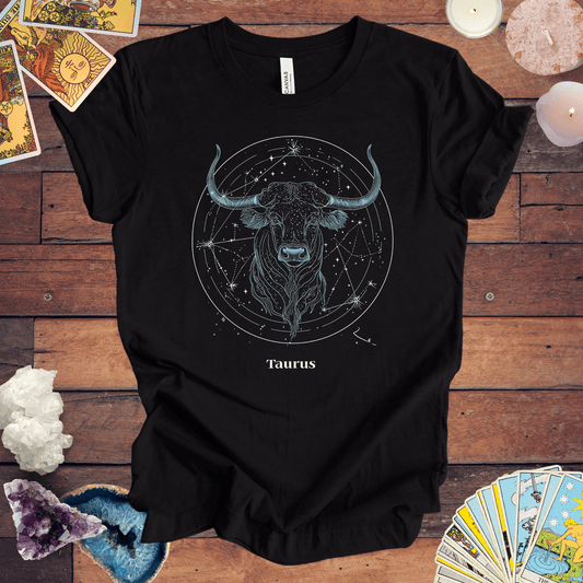 T-Shirt Black Heather / S Taurus Steadfast Bull T-Shirt