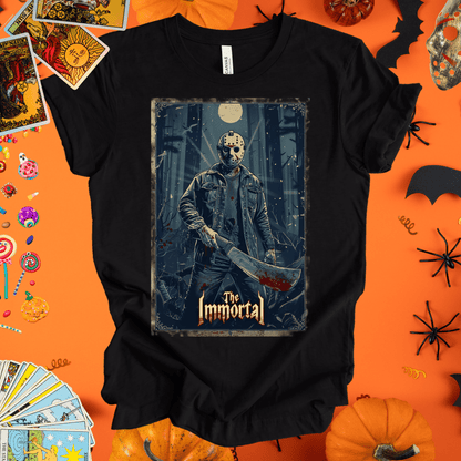 T-Shirt Black Heather / S The Immortal Vintage Tarot Card T-Shirt - Halloween Limited Edition