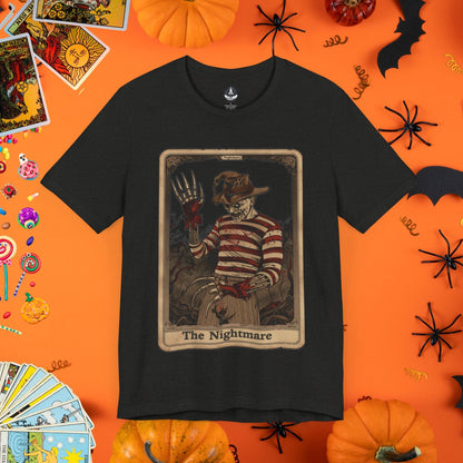 T-Shirt Black Heather / S The Nightmare Vintage Tarot Card T-Shirt - Halloween Limited Edition