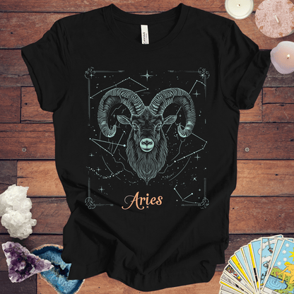 T-Shirt Black / S Aries Fire Spirit T-Shirt