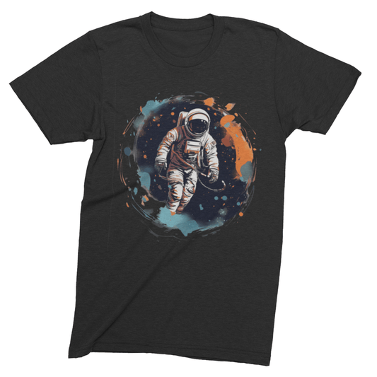 T-Shirt Black / S Astronaut: Cosmic Swirl T-Shirt