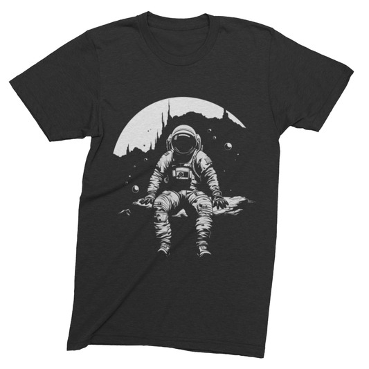 T-Shirt Black / S Astronaut Moon Break T-Shirt