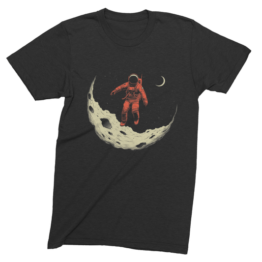 T-Shirt Black / S Astronaut Moon Explorer T-Shirt