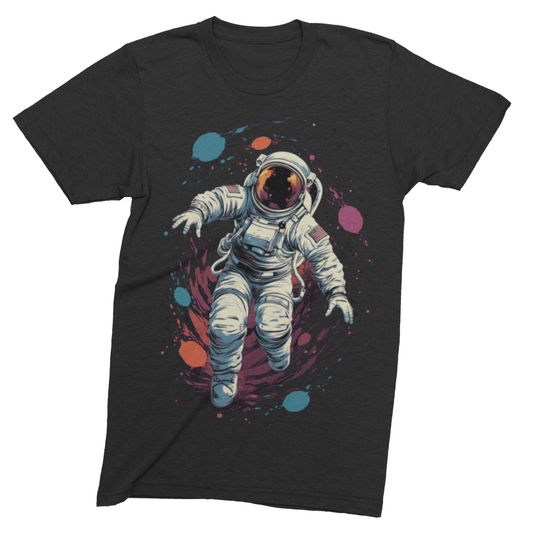 T-Shirt Black / S Astronaut Planetary Swirls T-Shirt