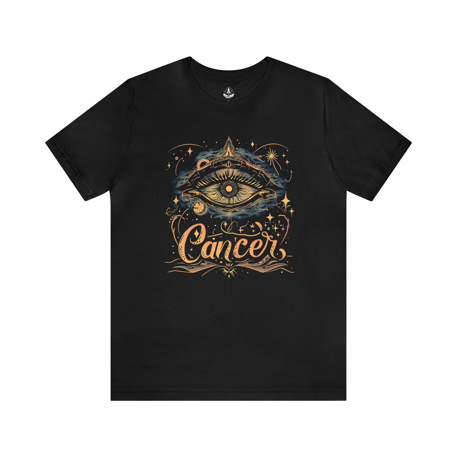 T-Shirt Black / S Cancer Celestial Intuition T-Shirt: Vision in the Stars