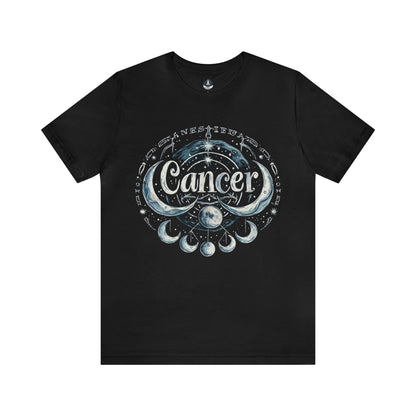 T-Shirt Black / S Cancer Lunar Essence T-Shirt: A Journey Through Moonlit Mystique