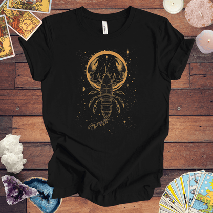 T-Shirt Black / S Celestial Scorpio - Cosmic Zodiac T-Shirt