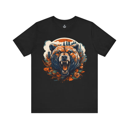 T-Shirt Black / S Chicago Bears Floral City T-Shirt