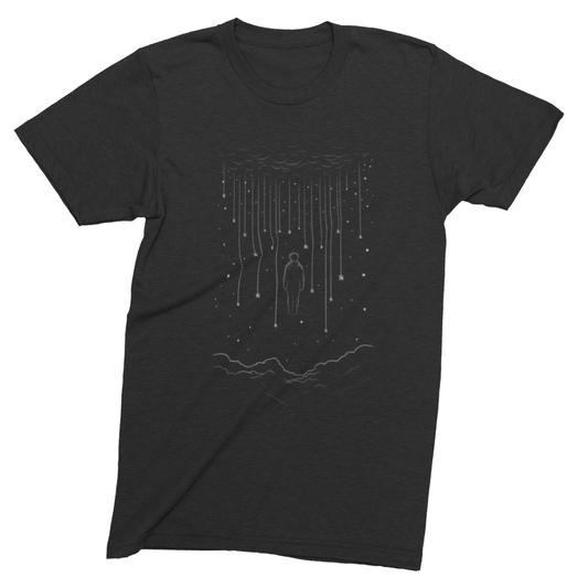 T-Shirt Black / S Falling Stars T-Shirt