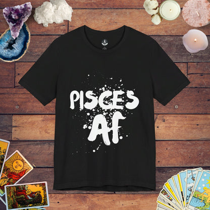 T-Shirt Black / S Pisces AF T-Shirt