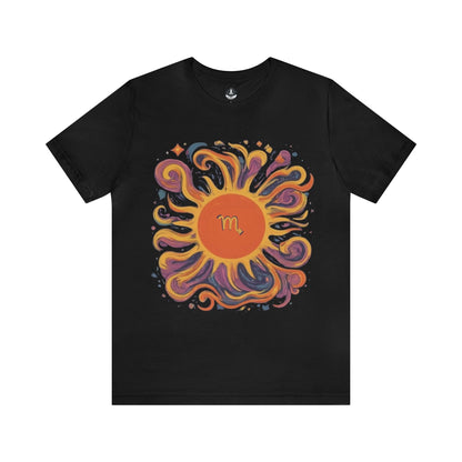 T-Shirt Black / S Scorpio Sun Sign T-Shirt: Unveil Your Inner Force