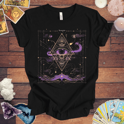 T-Shirt Black / S Scorpio The Intuitive Mystic T-Shirt