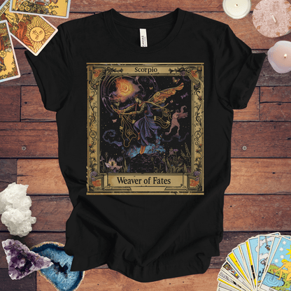 T-Shirt Black / S Scorpio The Weaver of Fates T-Shirt