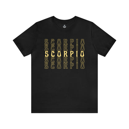 T-Shirt Black / S Scorpio Zodiac Essence T-Shirt: Minimalism for the Enigmatic