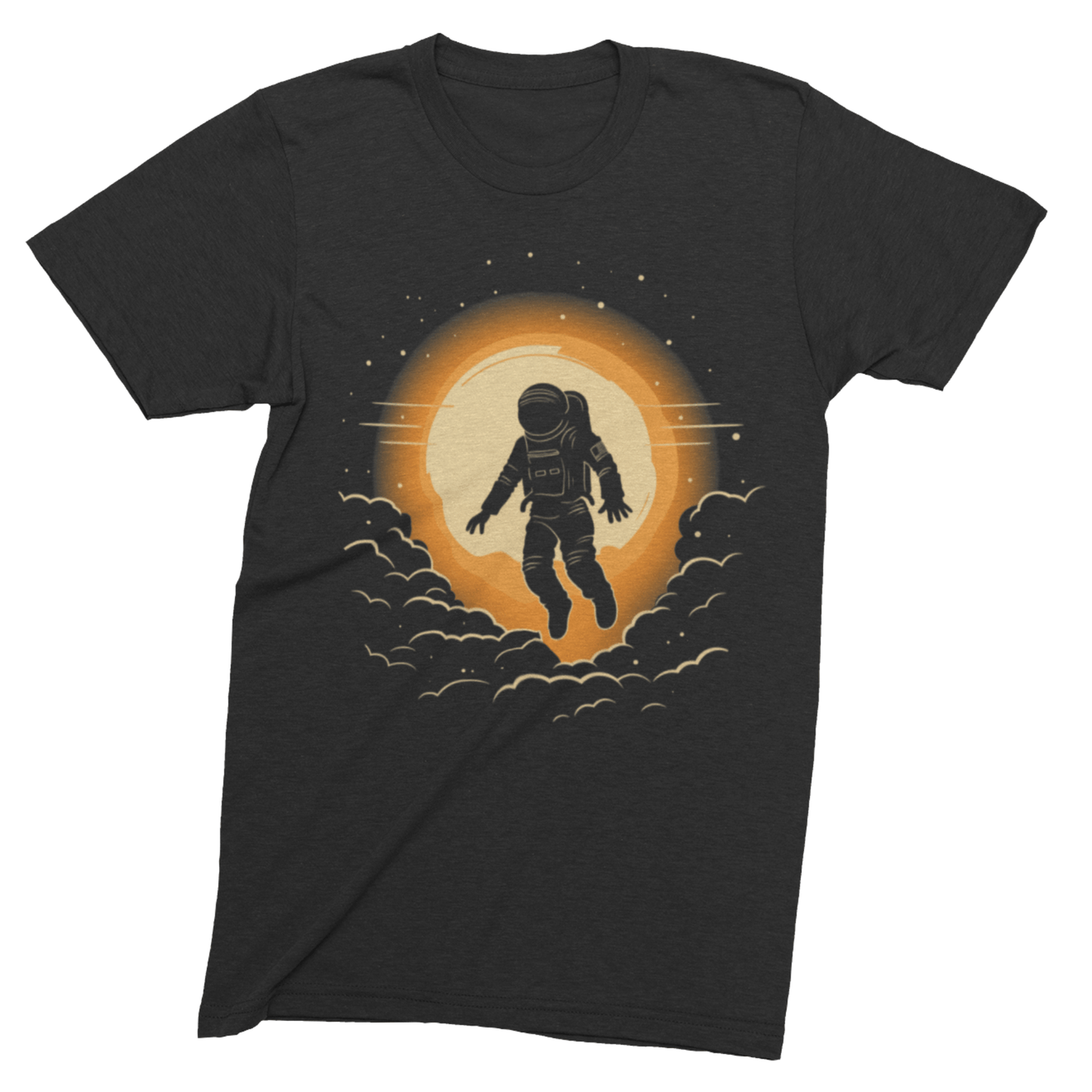 T-Shirt Black / S Space Odyssey: Astronaut in Zero Gravity T-Shirt