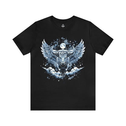 T-Shirt Black / S Taurus Celestial Bull T-Shirt: Stellar Determination