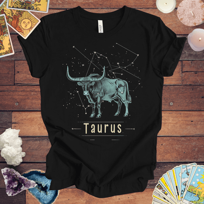 T-Shirt Black / S Taurus Earth Essence T-Shirt