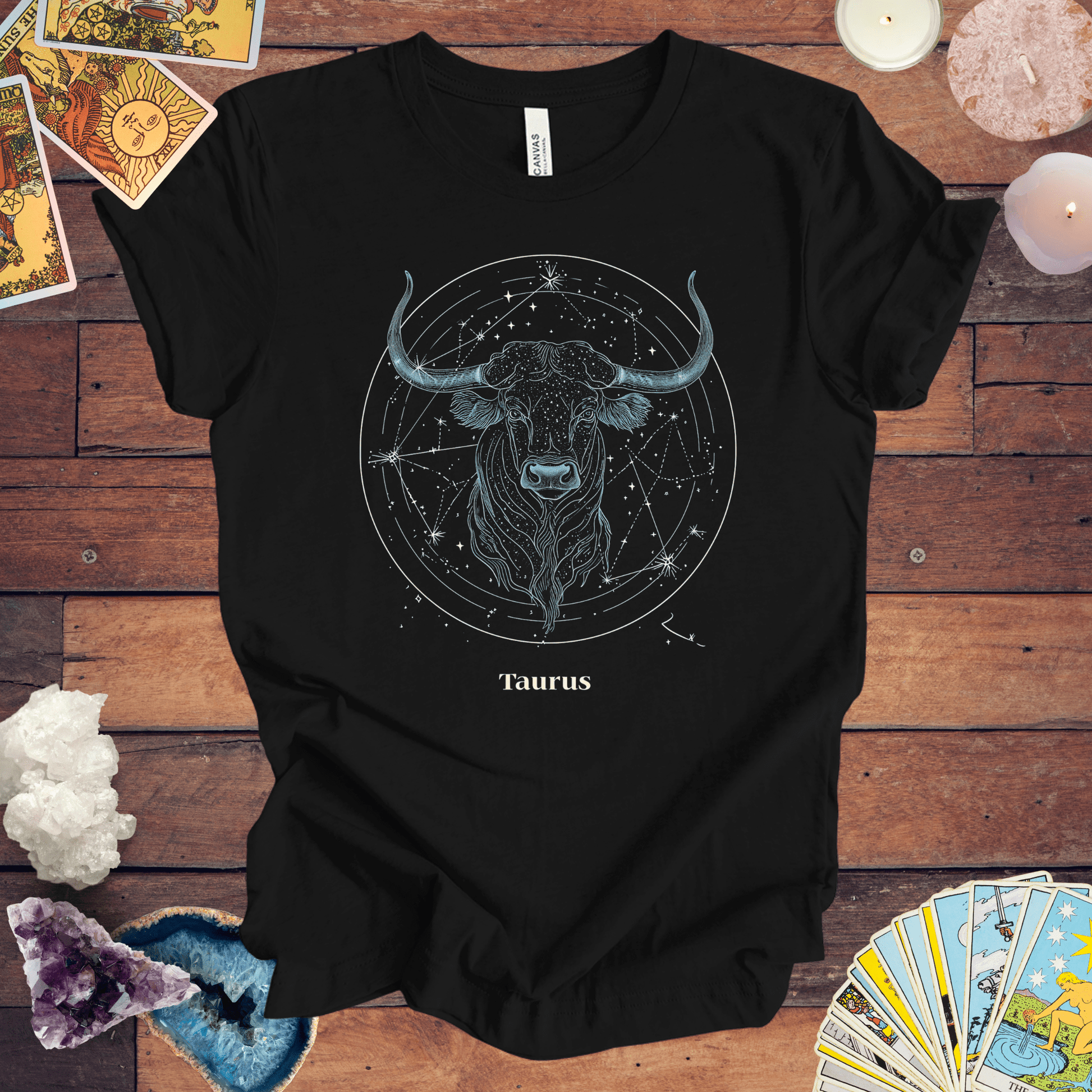 T-Shirt Black / S Taurus Steadfast Bull T-Shirt