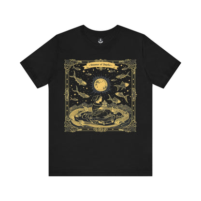 T-Shirt Black / S The Dreamer of the Depths Pisces T-Shirt