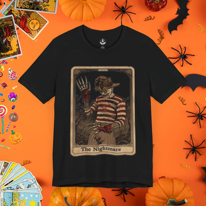 T-Shirt Black / S The Nightmare Vintage Tarot Card T-Shirt - Halloween Limited Edition