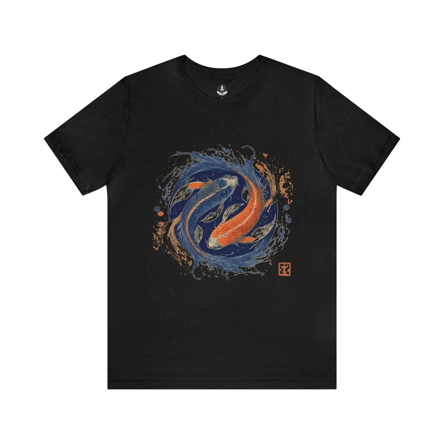 T-Shirt Black / S Traditional Koi Pisces T-Shirt