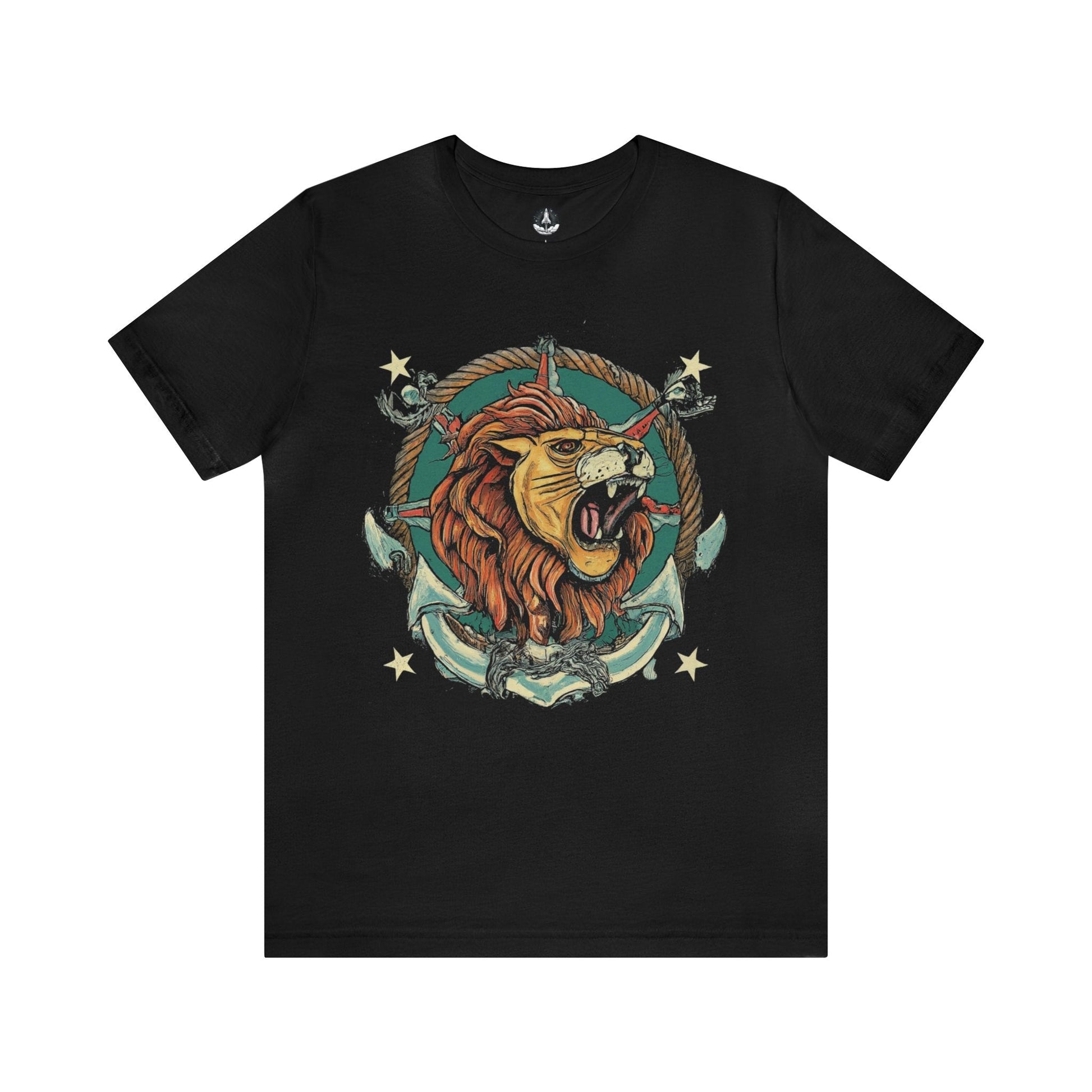 T-Shirt Black / S Traditional Sailor Tattoo Leo T-Shirt