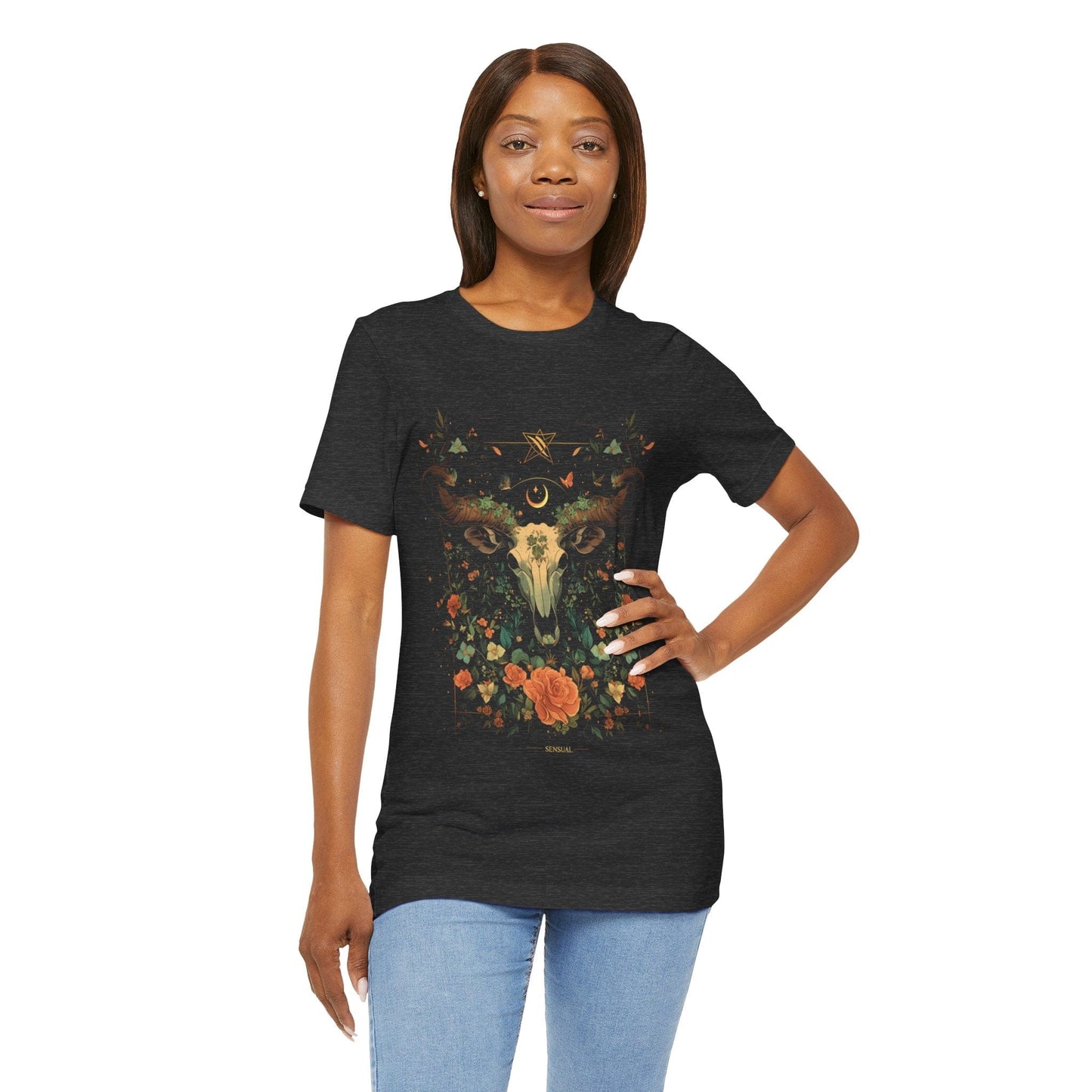 T-Shirt Blossoming Taurus: The Astrological Garden T-Shirt