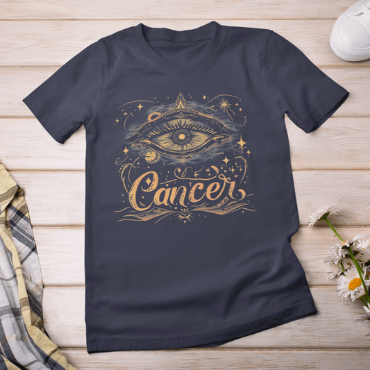 T-Shirt Cancer Celestial Intuition T-Shirt: Vision in the Stars