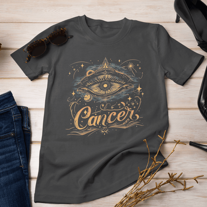 T-Shirt Cancer Celestial Intuition T-Shirt: Vision in the Stars