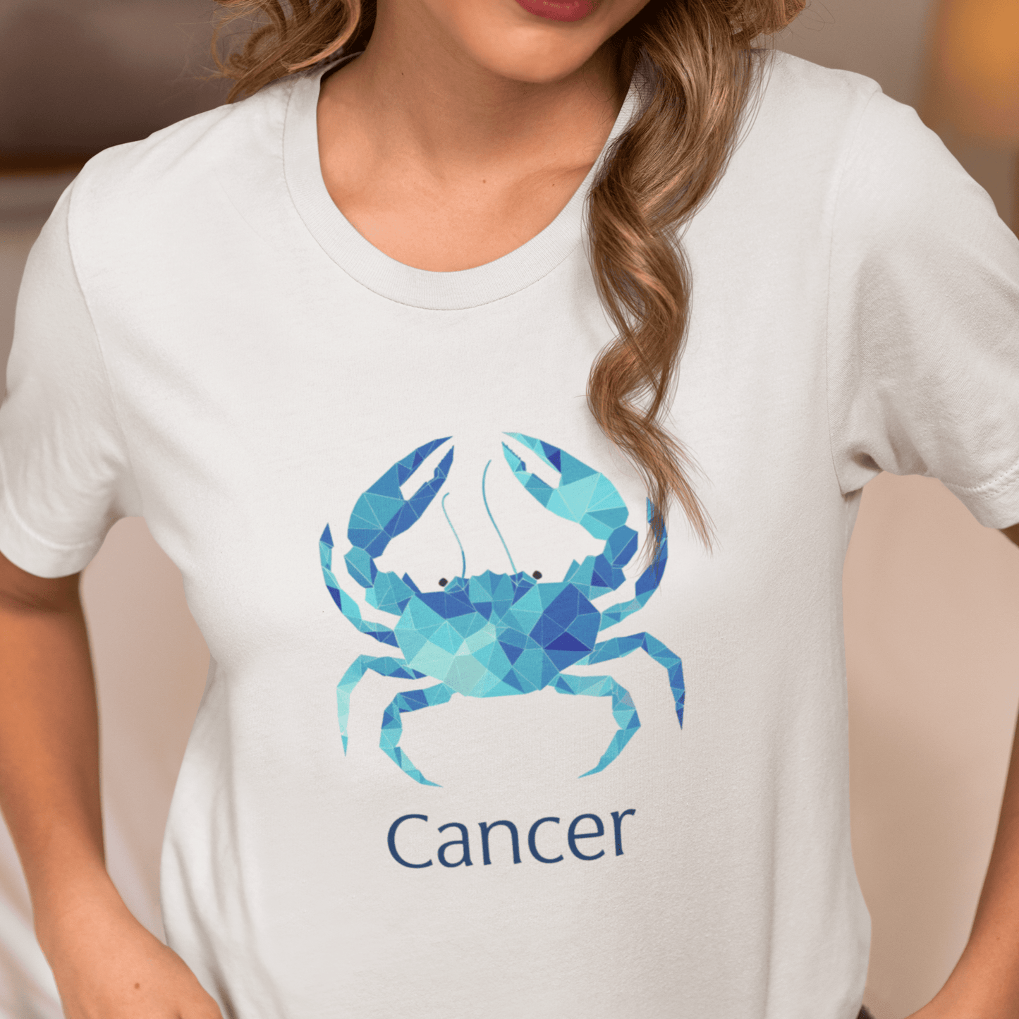 T-Shirt Cancer Geometric Constellation T-Shirt: Modern Astrology Meets Art