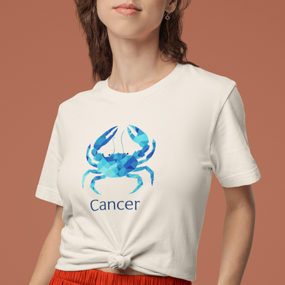 T-Shirt Cancer Geometric Constellation T-Shirt: Modern Astrology Meets Art