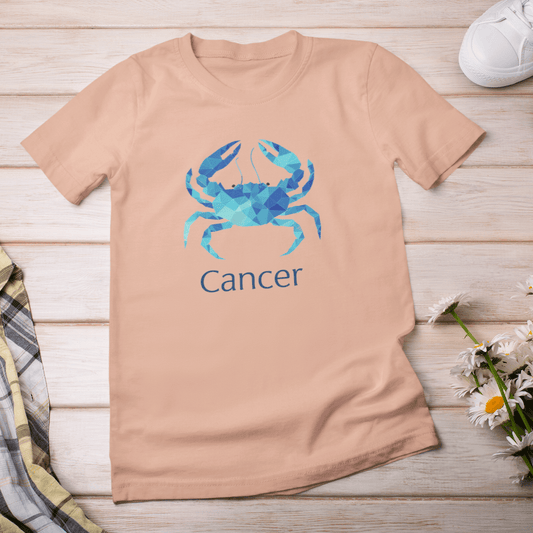 T-Shirt Cancer Geometric Constellation T-Shirt: Modern Astrology Meets Art